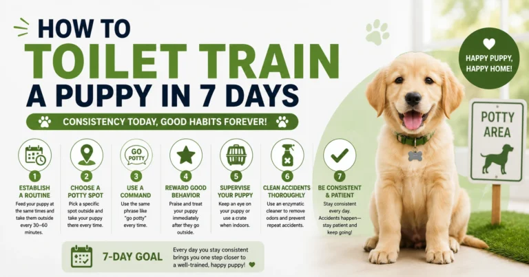 How To Toilet Train a Puppy in 7 Days