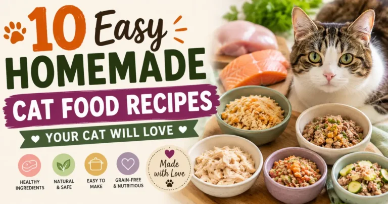 10 Easy Homemade Cat Food Recipes Your Cat Will Love (Vet-Inspired & Healthy)