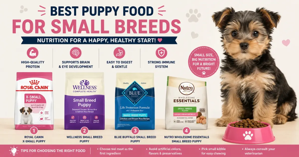 Best Puppy Food For Small Breeds - Universe For Pets