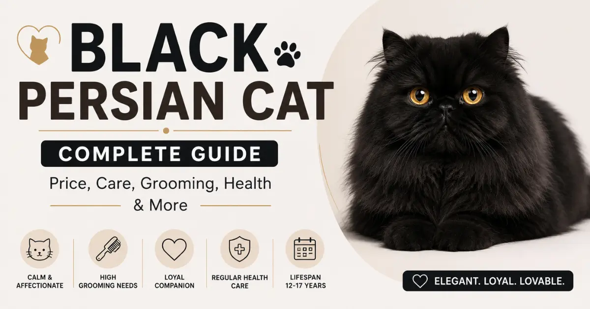 Black Persian Cat Overview, Characteristics & Price