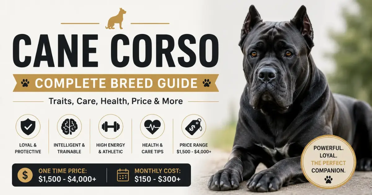 Cane Corso Overview, History & Characteristics