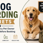Dog boarding checklist for pet owners before booking