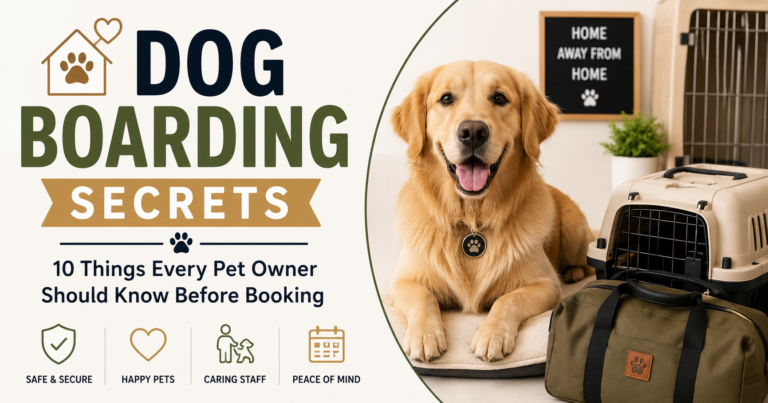 Dog boarding checklist for pet owners before booking