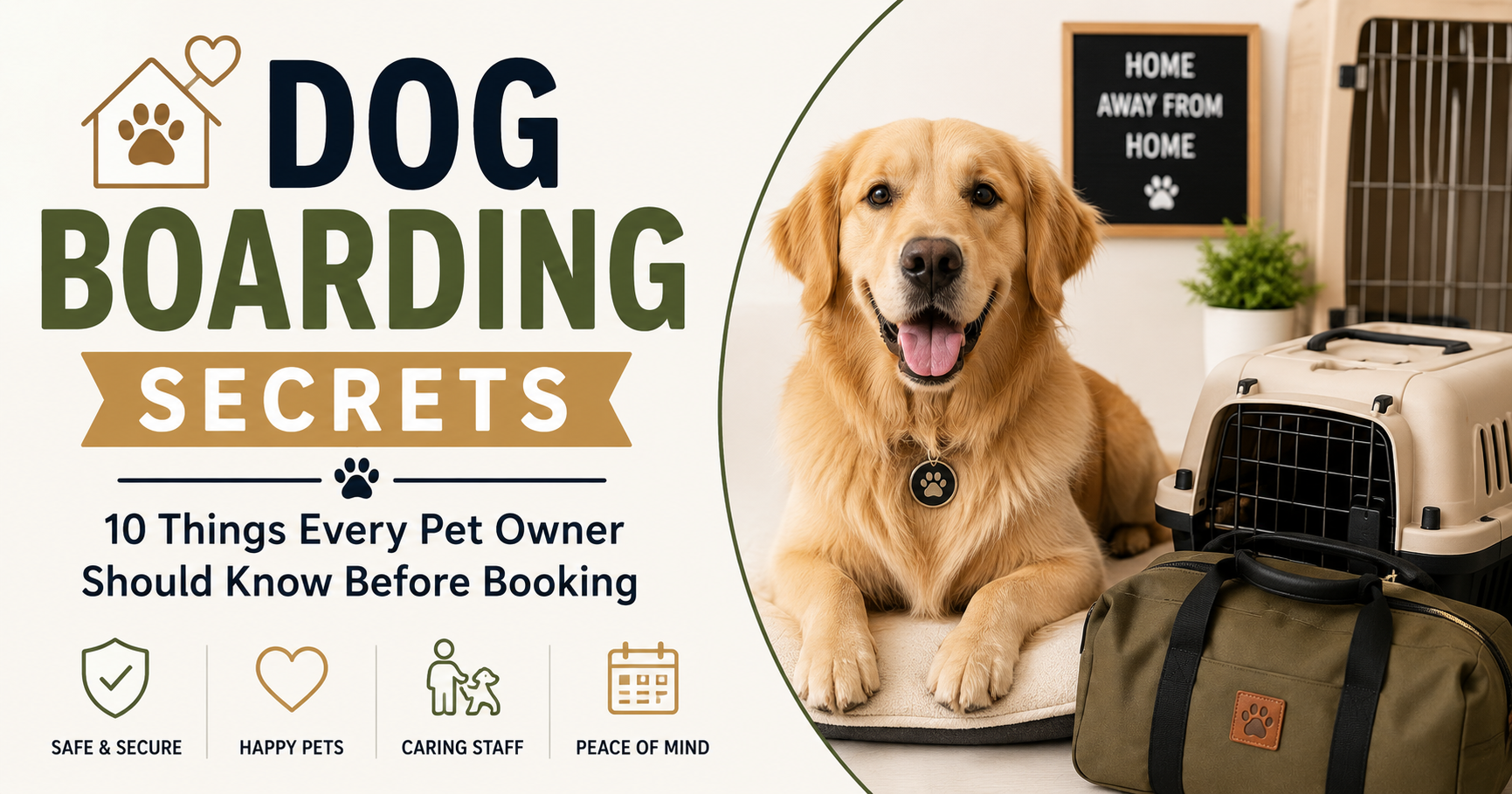 Dog boarding checklist for pet owners before booking