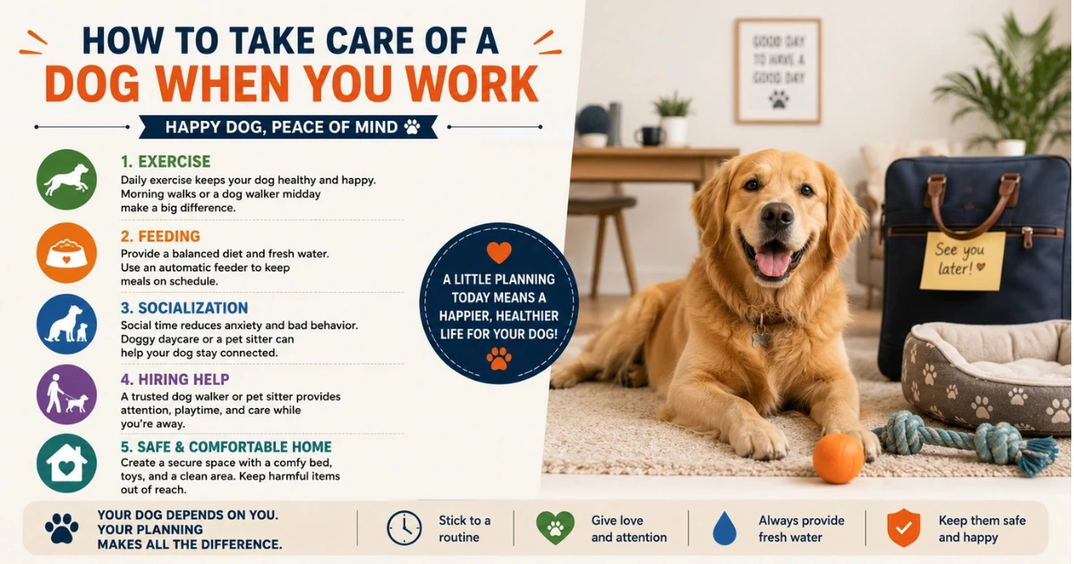 How To Take Care Of A Dog When You Work