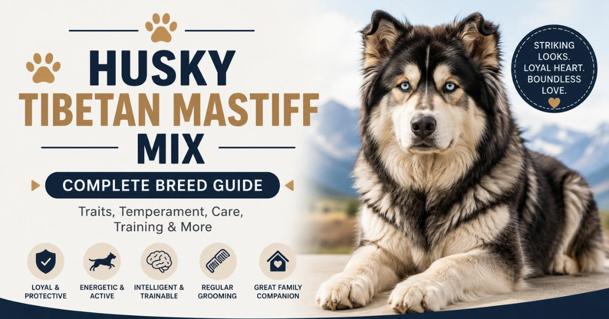 Husky Tibetan Mastiff Mix A Complete Breed Guide and Care Tips