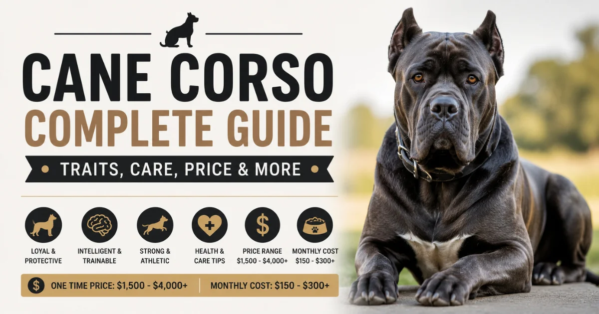 The Cane Corso Price [ Complete Guide ]