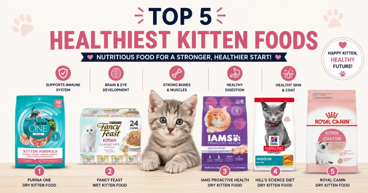 Top 5 Healthiest Kitten Food - Best Kitten Foods in 2023