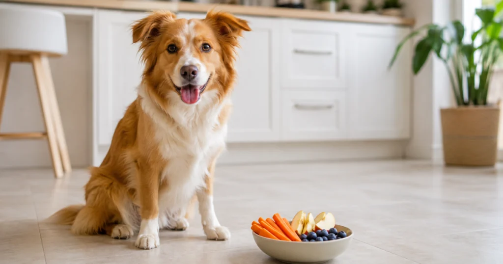 dog safely eating human foods healthy diet