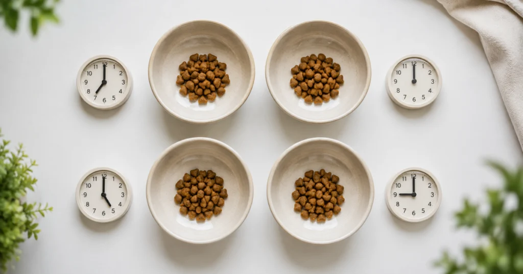 puppy feeding schedule 4 meals per day 8 weeks old
