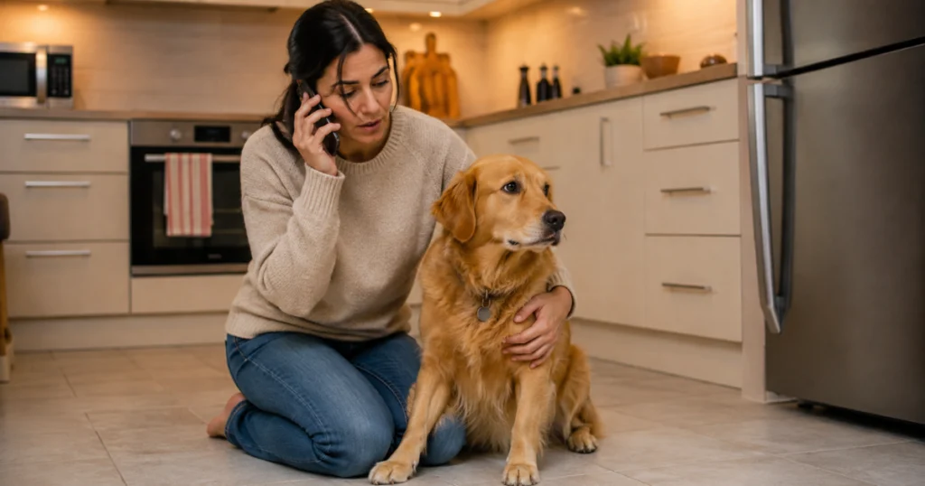 what to do if dog eats toxic food call vet immediately